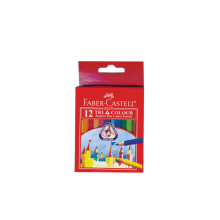 Faber- Castell 12 Tri Colour Pencils (SHORT)